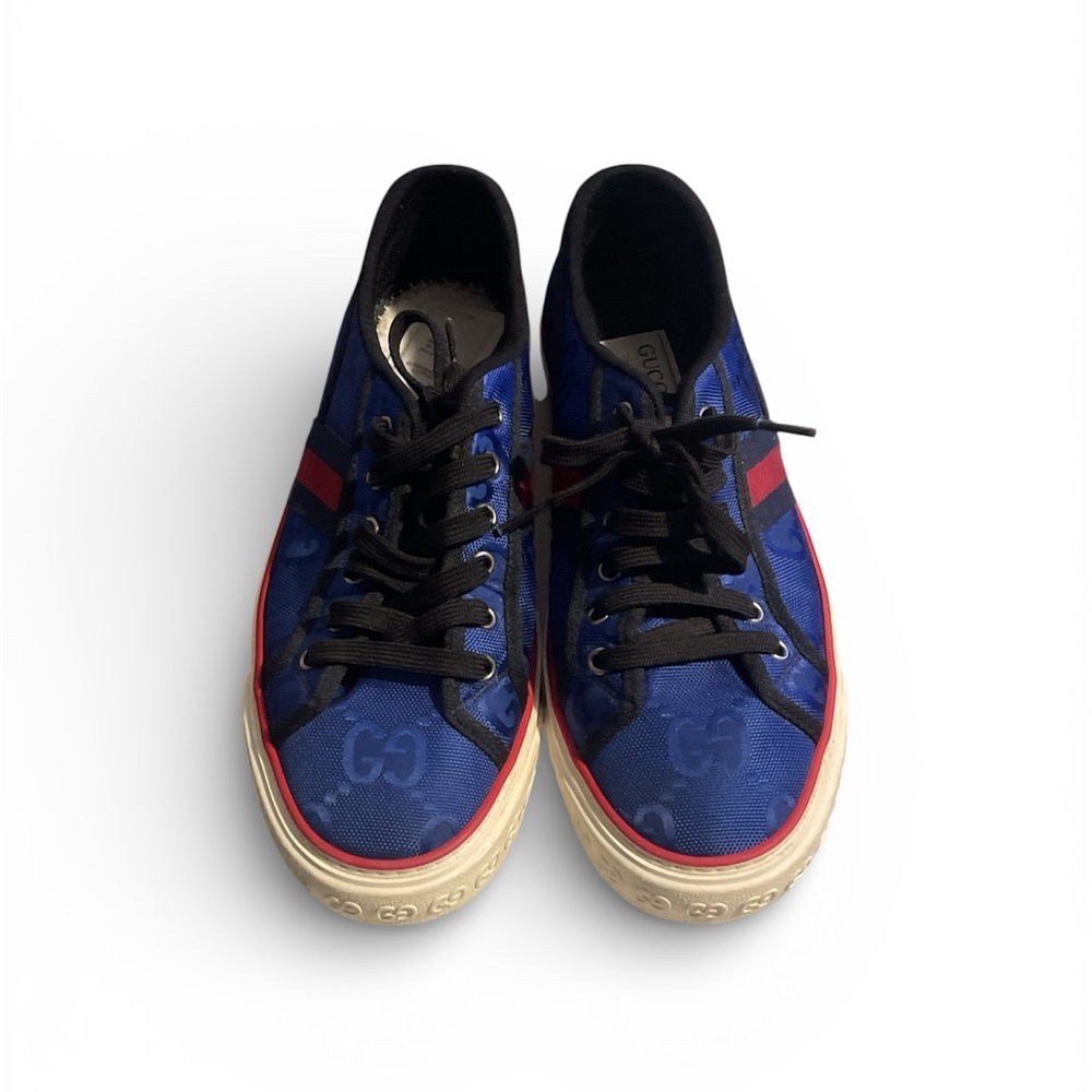 Gucci Blue and Red Sneakers